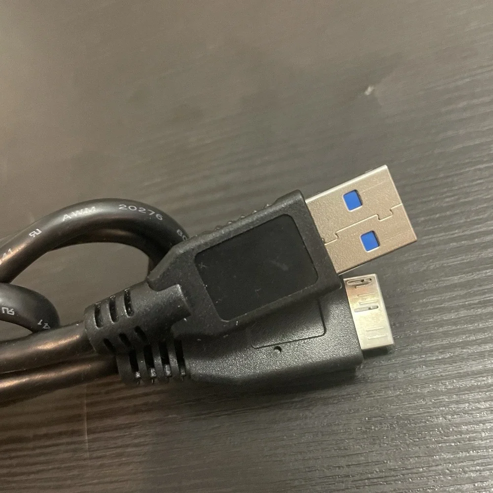✅USB 3.0 Micro-B Cable - 1m USB3 USB 3 Blue #️⃣ 0607